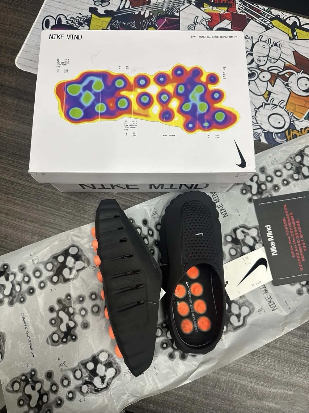 Nike Mind 001 Slide “Black Chrome” - Picture 2 of 5